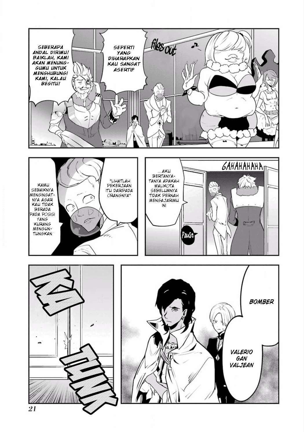 Yakushoku Distopiary chapter 24 halaman 21