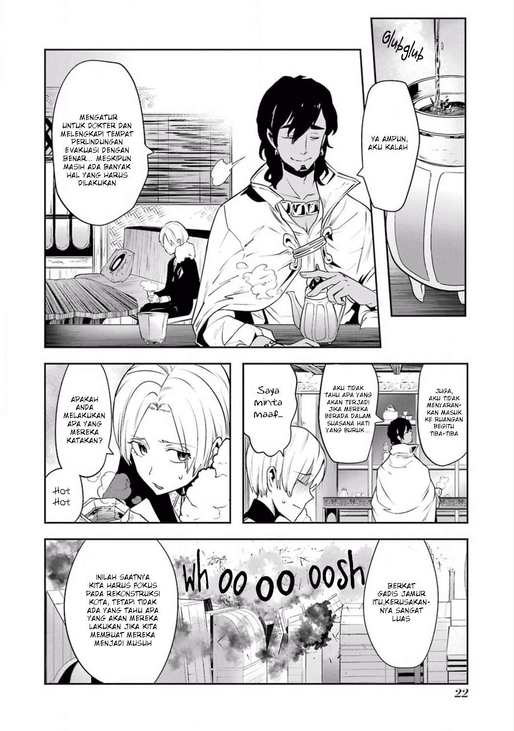Yakushoku Distopiary chapter 24 halaman 22