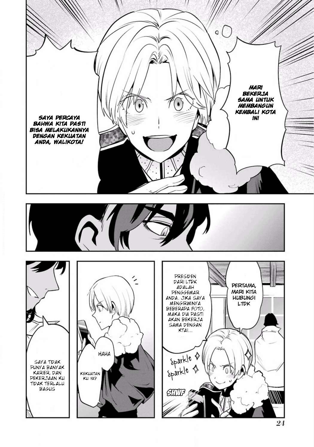 Yakushoku Distopiary chapter 24 halaman 24