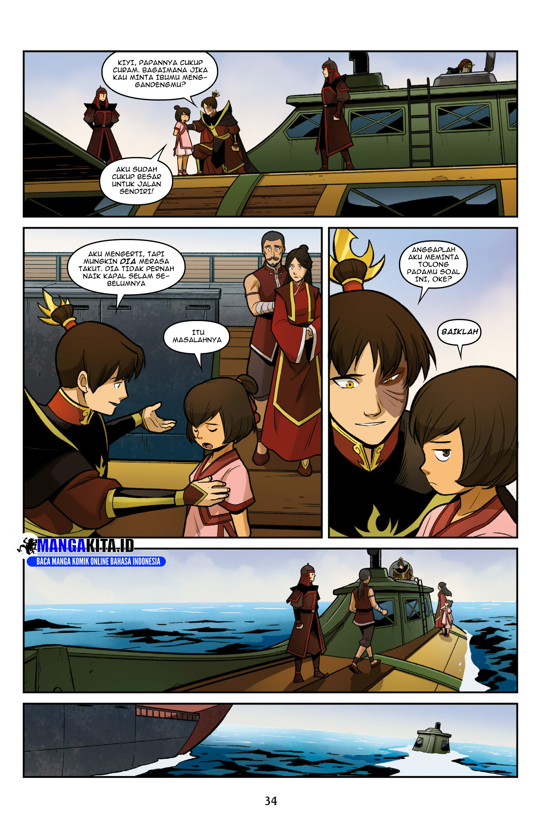 Avatar: The Last Airbender - Smoke and Shadow chapter 1.1 halaman 34