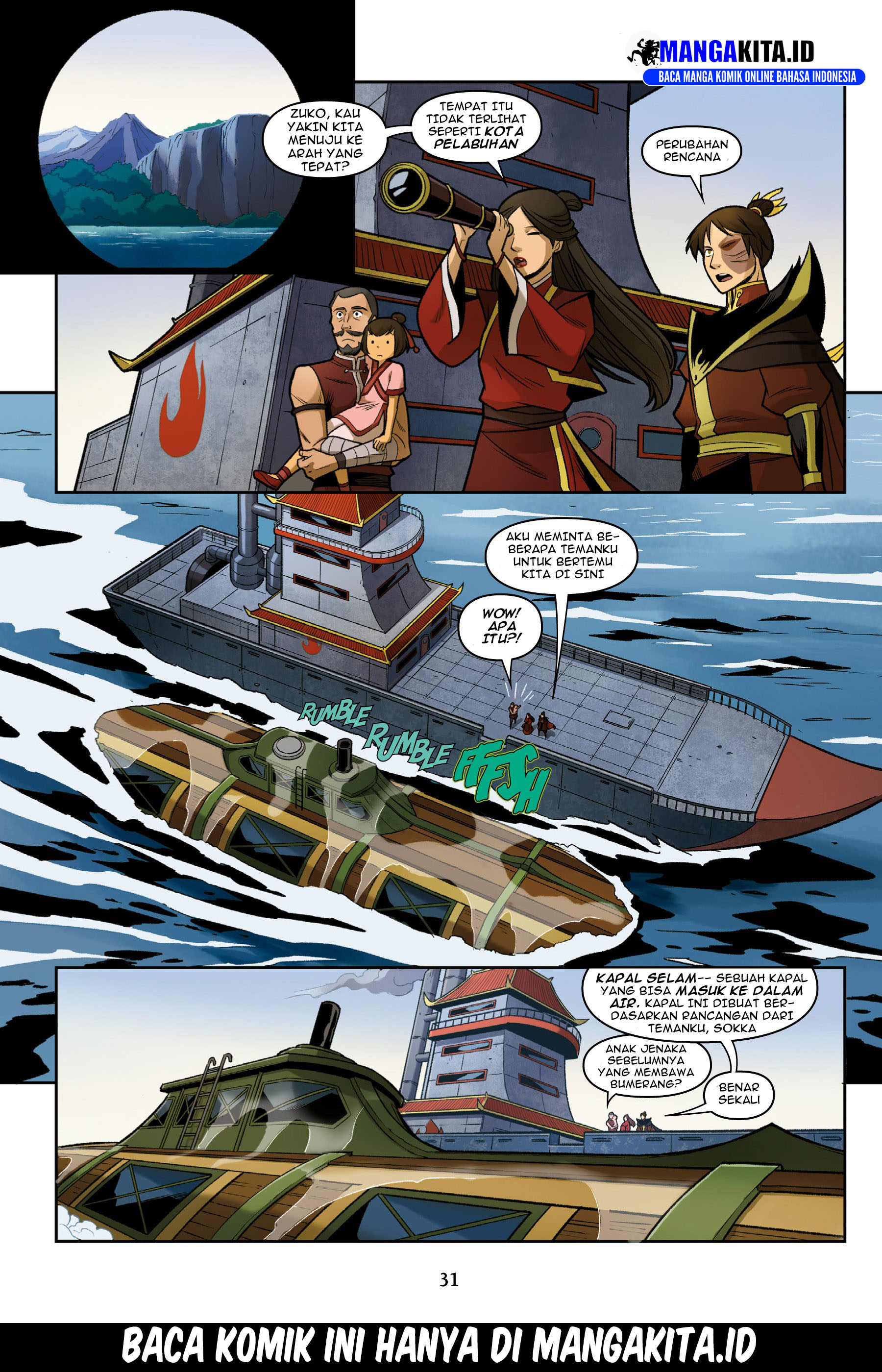 Avatar: The Last Airbender - Smoke and Shadow chapter 1.1 halaman 31