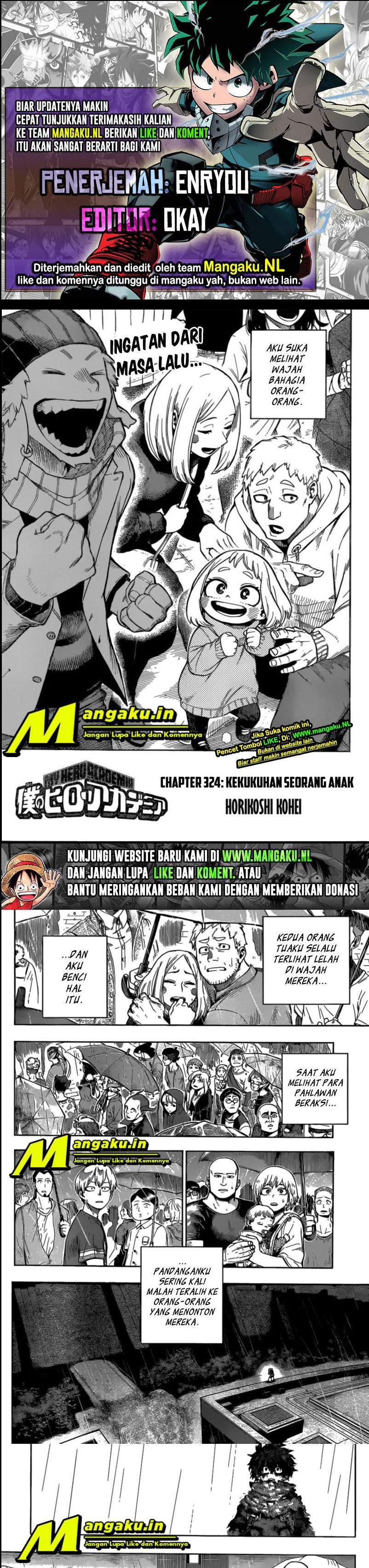 Baca Boku no Hero Academia Ch 324 Bahasa Indonesia - Spoiler Halaman 1