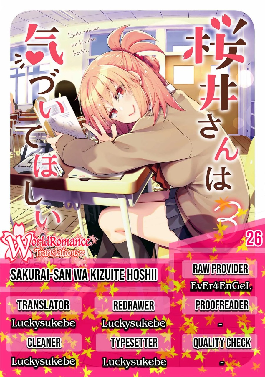 Baca Sakurai-san Wants To Be Noticed Ch 26 Bahasa Indonesia - Spoiler Halaman 1